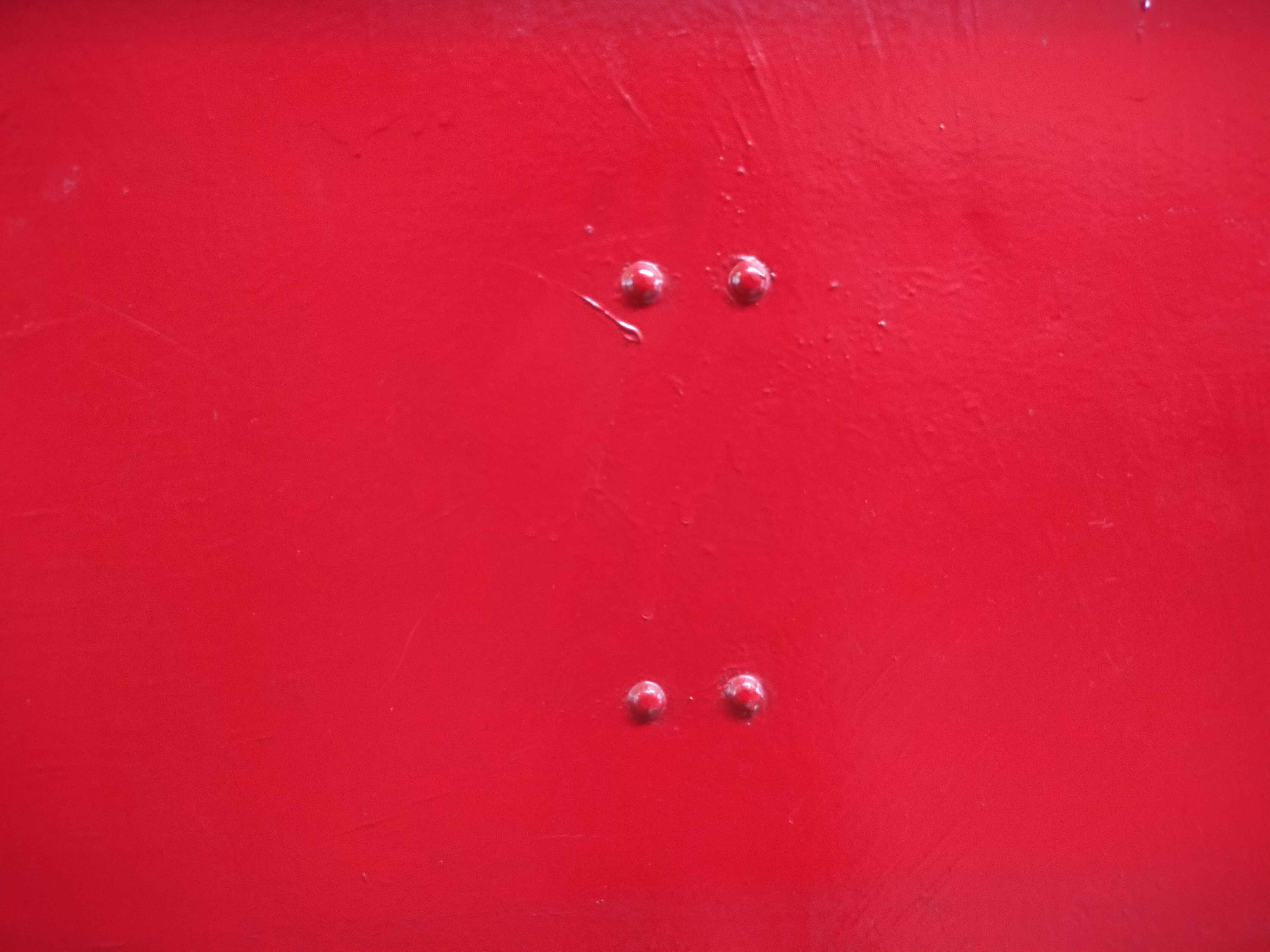 Red Coveted Metal Plating